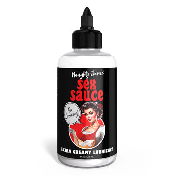 "Naughty Jane's Sex Sauce Extra Creamy Lubricant 8 Oz NJ-AH397-8OZ"