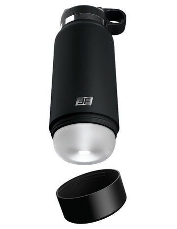 "Fap Flask - Thrill Seeker - Black Bottle - Frosted PDRD629-20"