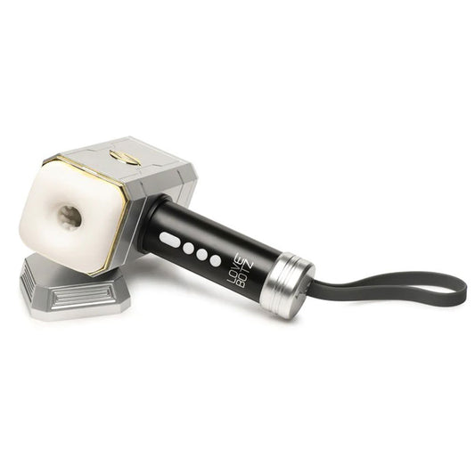"Thunder Stroker Sucking Masturbator - Silver LB-AH366"