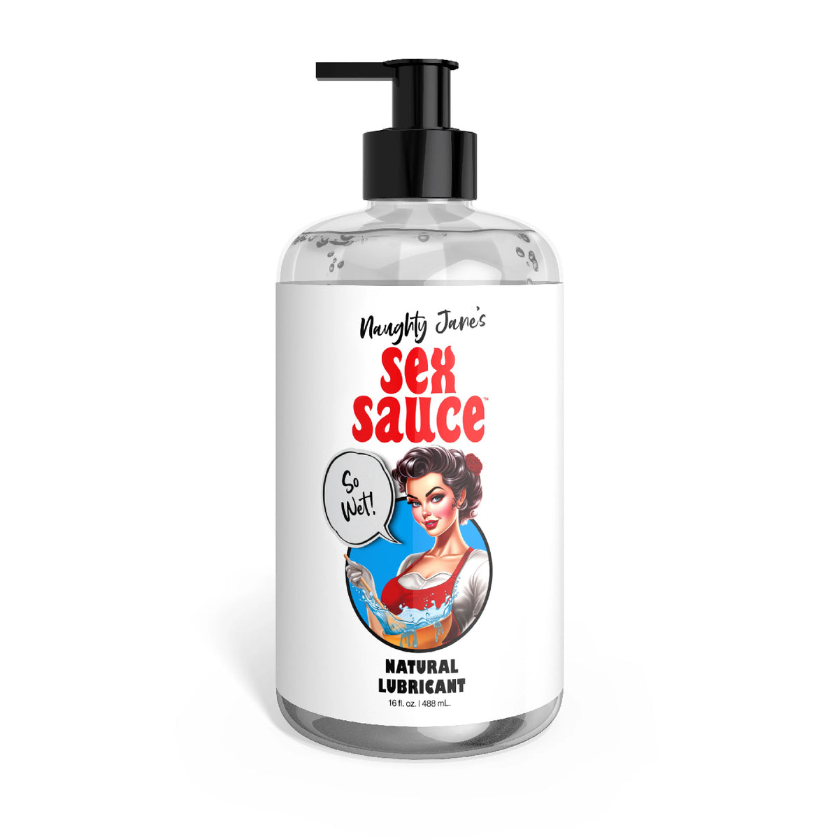"Naughty Jane's Sex Sauce Natural Lubricant 16oz NJ-AH396-16OZ"
