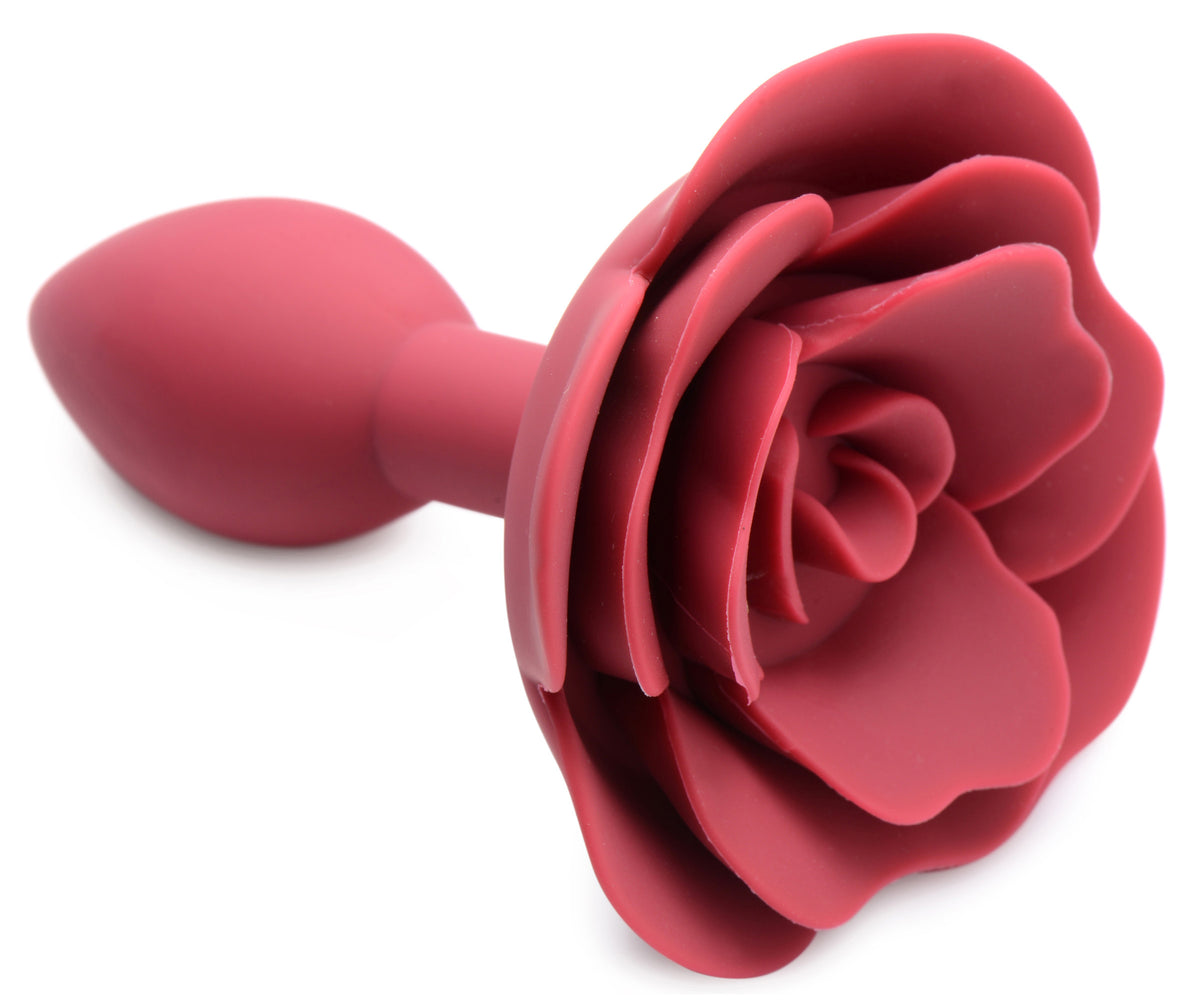 "Booty Bloom Silicone Rose Anal Plug - Small MS-AG613-SML"