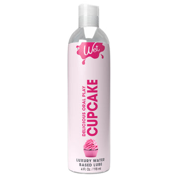 "Wet Delicious Oral Play - Cupcake - Waterbased Flavored Lube 4 Oz WT21579"