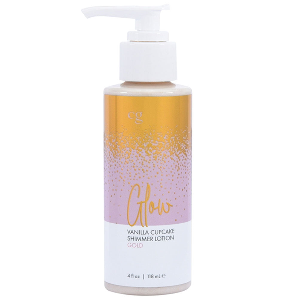 "Glow Vanilla Cupcake Shimmer Lotion Gold 4 Oz CGC1301-04"