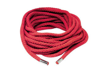 "Fetish Fantasy Series Japanese Silk Rope - Red PD3869-15"